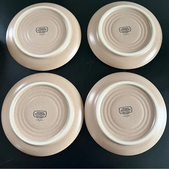 Noritake Stoneware Warm Sands Salad Plates set of 5 - Picture 2 of 5